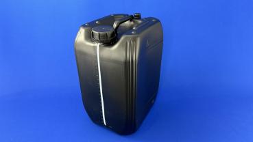 20 Liter Kanister, PE, schwarz, 760g (ab 4,85/Stück inkl. Versand)